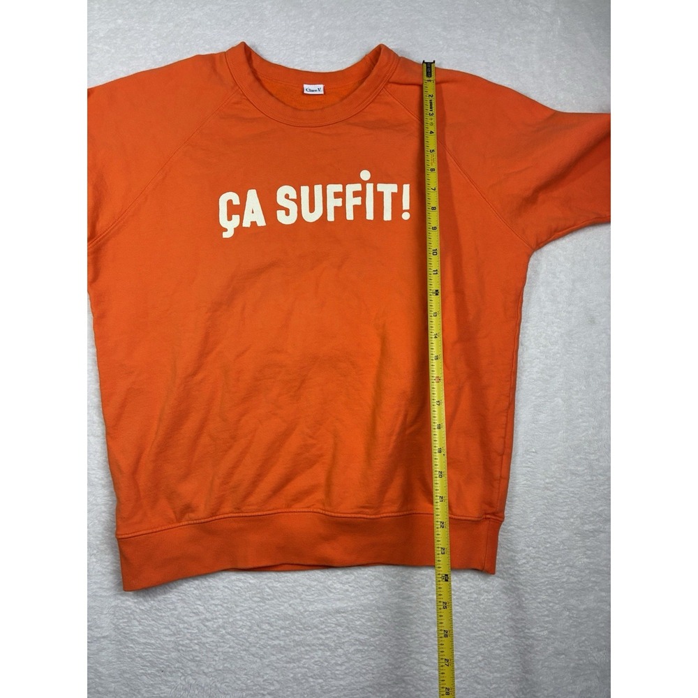 Clare V X Everytown For Gun Safety Orange Sweater Size Small - Picture 7 of 7